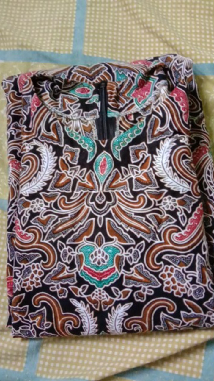 Batik Tunik Shibori Jumputan Terbaru / Hrb026 Yelbor Navbor / Original..