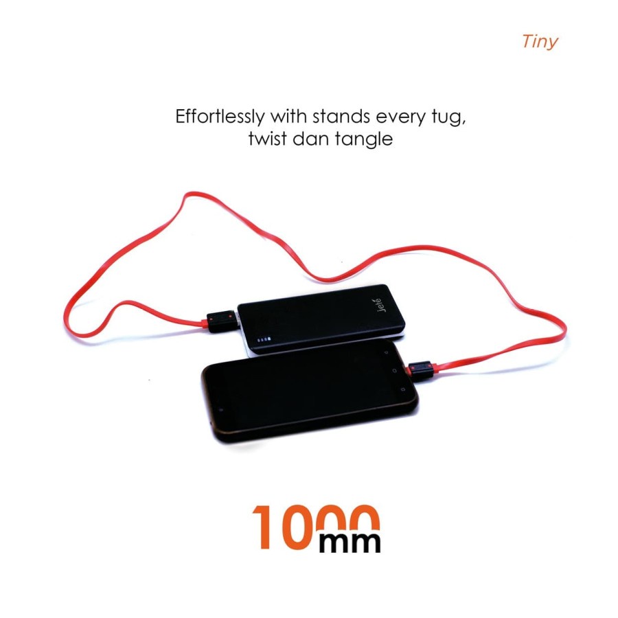 Kabel Data | Kabel USB | Kabel Charger Lightning Fast Charging JETE  Tiny - Garansi 2 Tahun