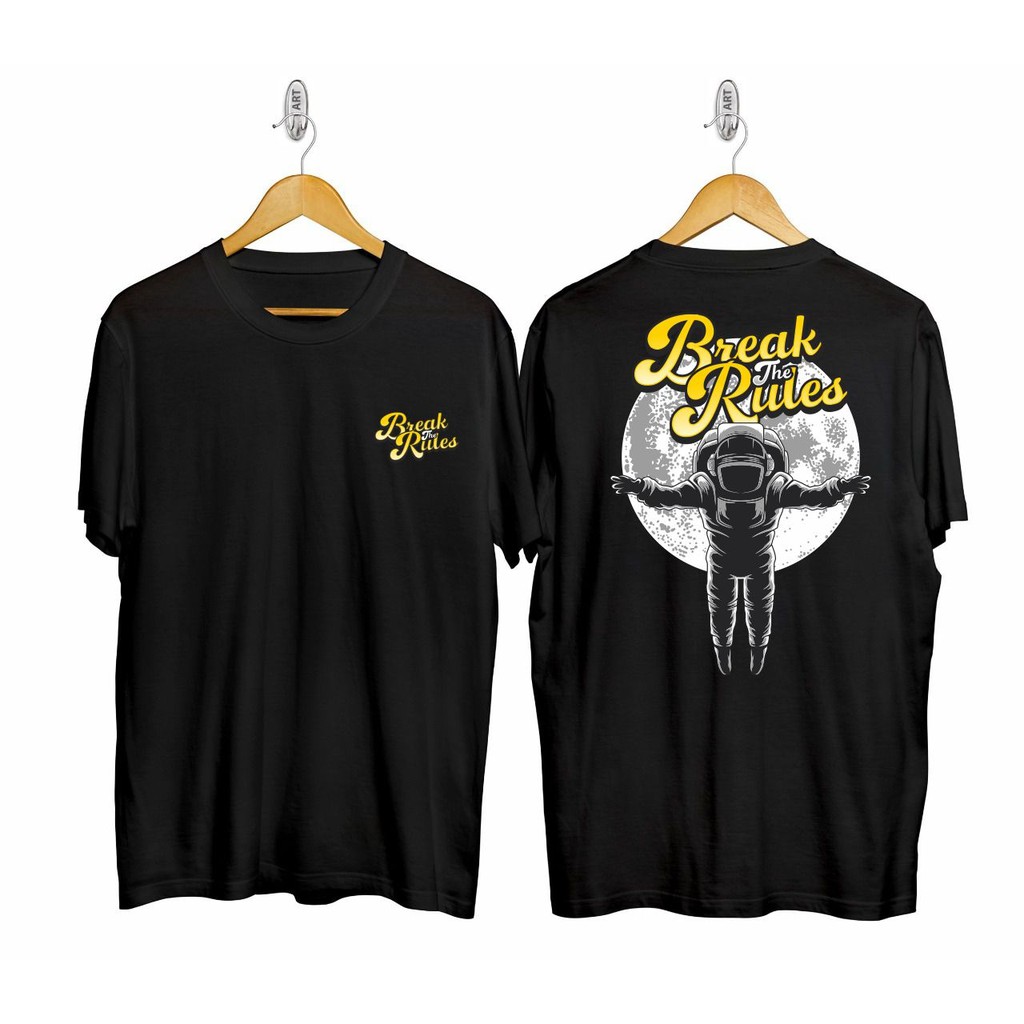 Kaos murah Kaos distro murah baju  distro pria t-shirt murah combed30s BREAK RULLES