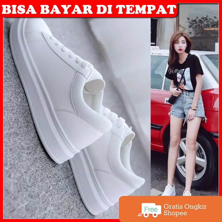 Sepatu Sneaker Wanita Import Terbaru 2021 Why Bear Fashion Ms-01 YM417 Real Pict/ Olahraga/ Kets War