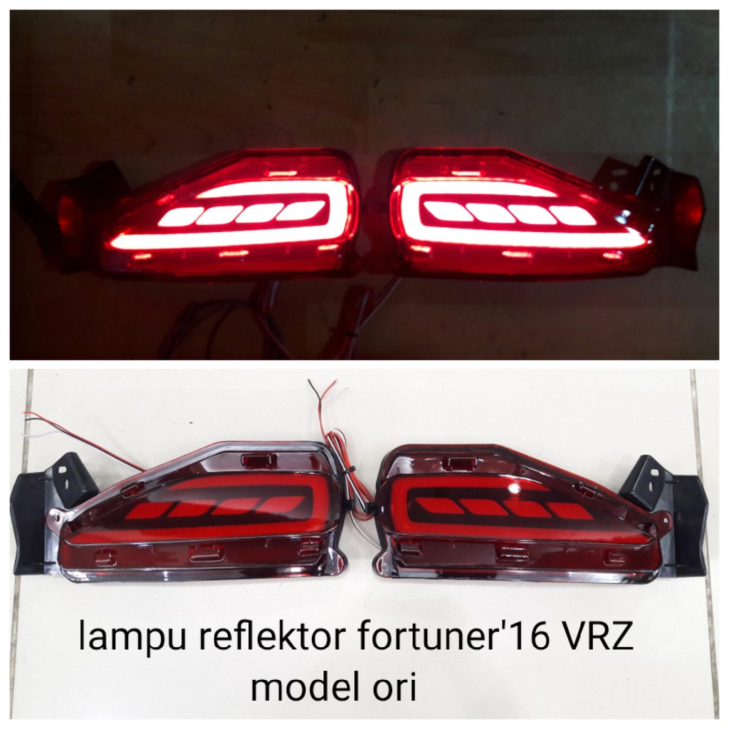LAMPU FORTUNER VRZ 2016-LED REFLEKTOR BUMPER-LAMPU BUMPER MOBIL TOYOTA ALL NEW FORTUNER VRZ 2016