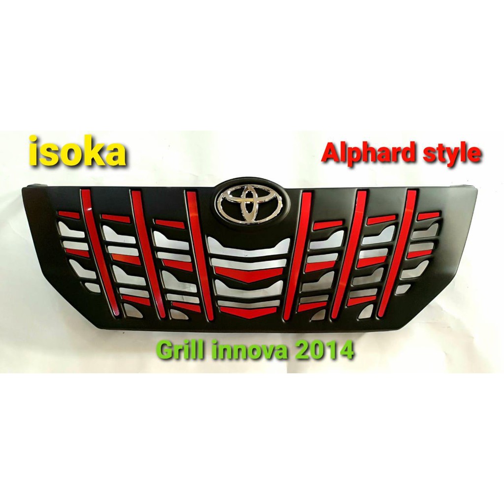 Grill Depan Toyota Innova 2014 Alphard Style