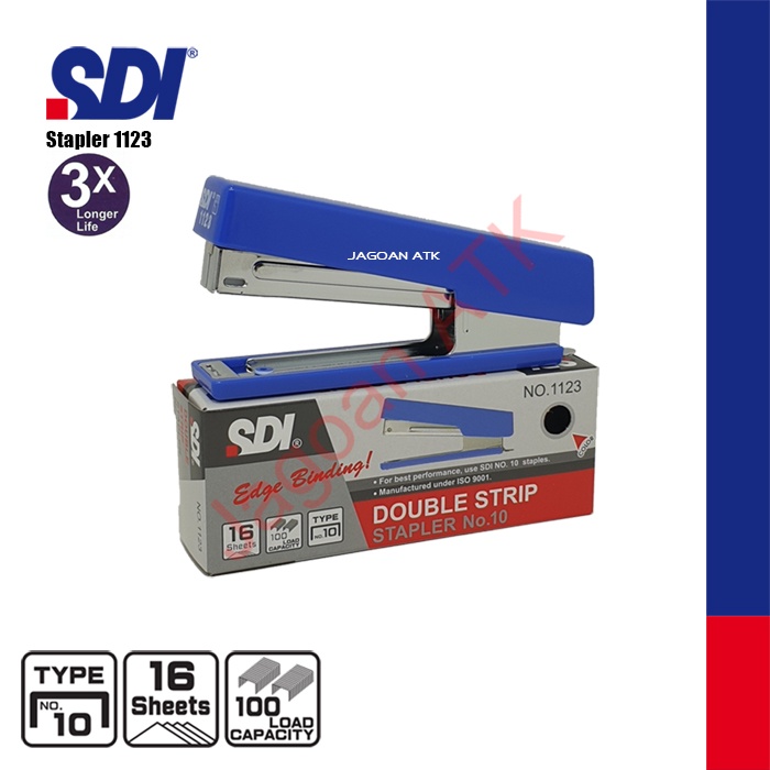 

Stapler / Jegrekan HD-10D No.10 High Quality Double Strip SDI 1123