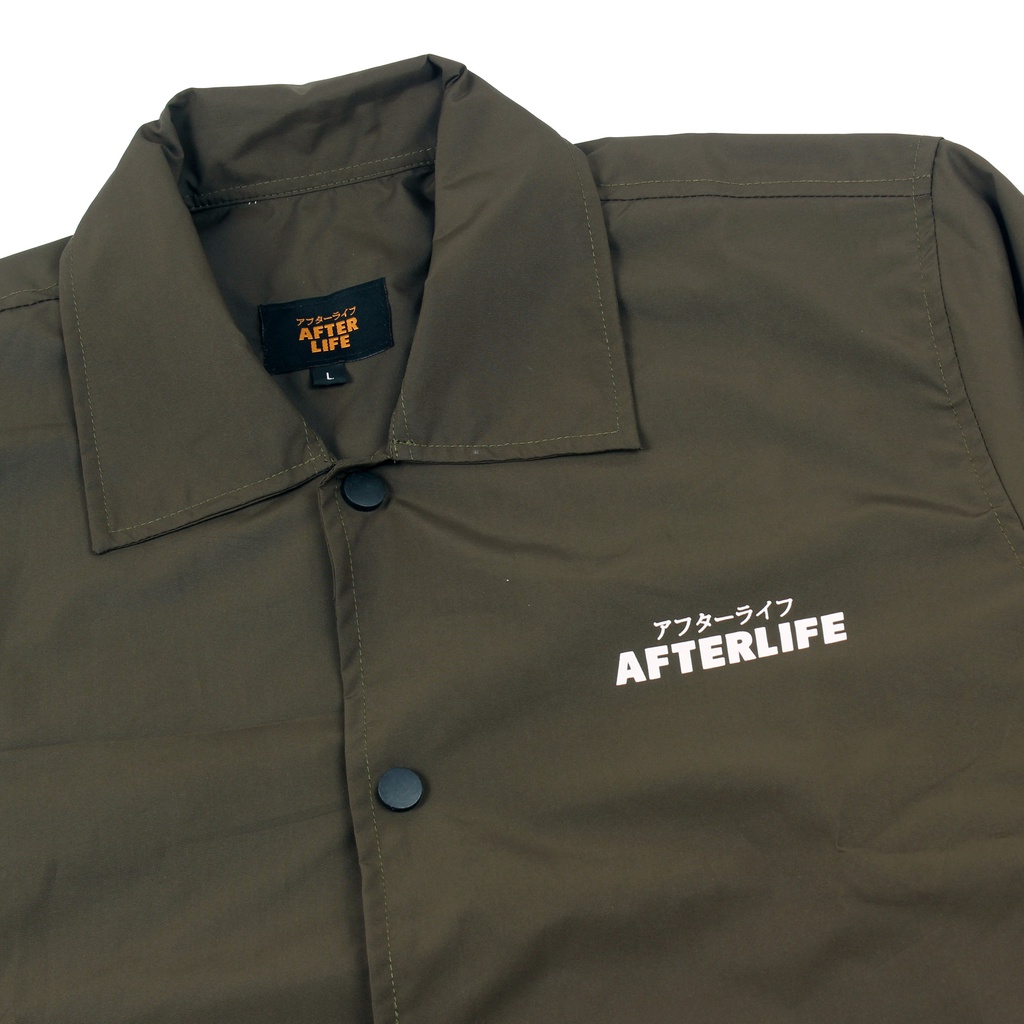 AFTERLIFE - Coach Jacket MonBus Olive