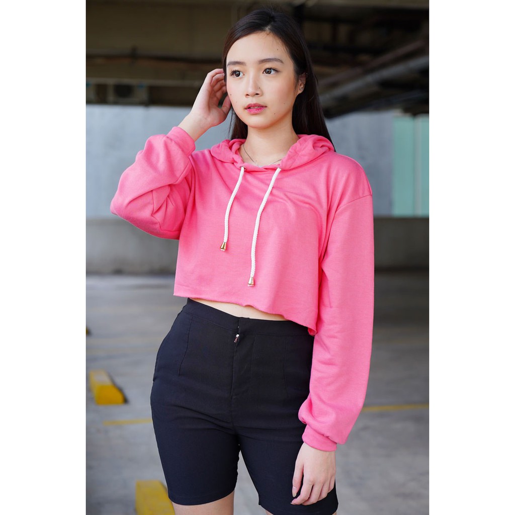 Cotton candy crop hoodie - Thejanclothes