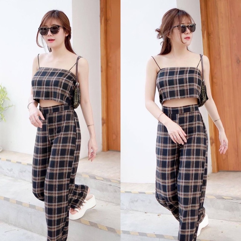 set baju celana import korea setelan baju cewek premium setelan baju perempuan baju cewek import ban