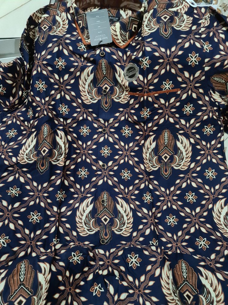 Luigi Riccio Kemeja Batik Big Size | Batik Jumblo |  Xxl - Xxxl - Xxxxl - Lengan Panjang