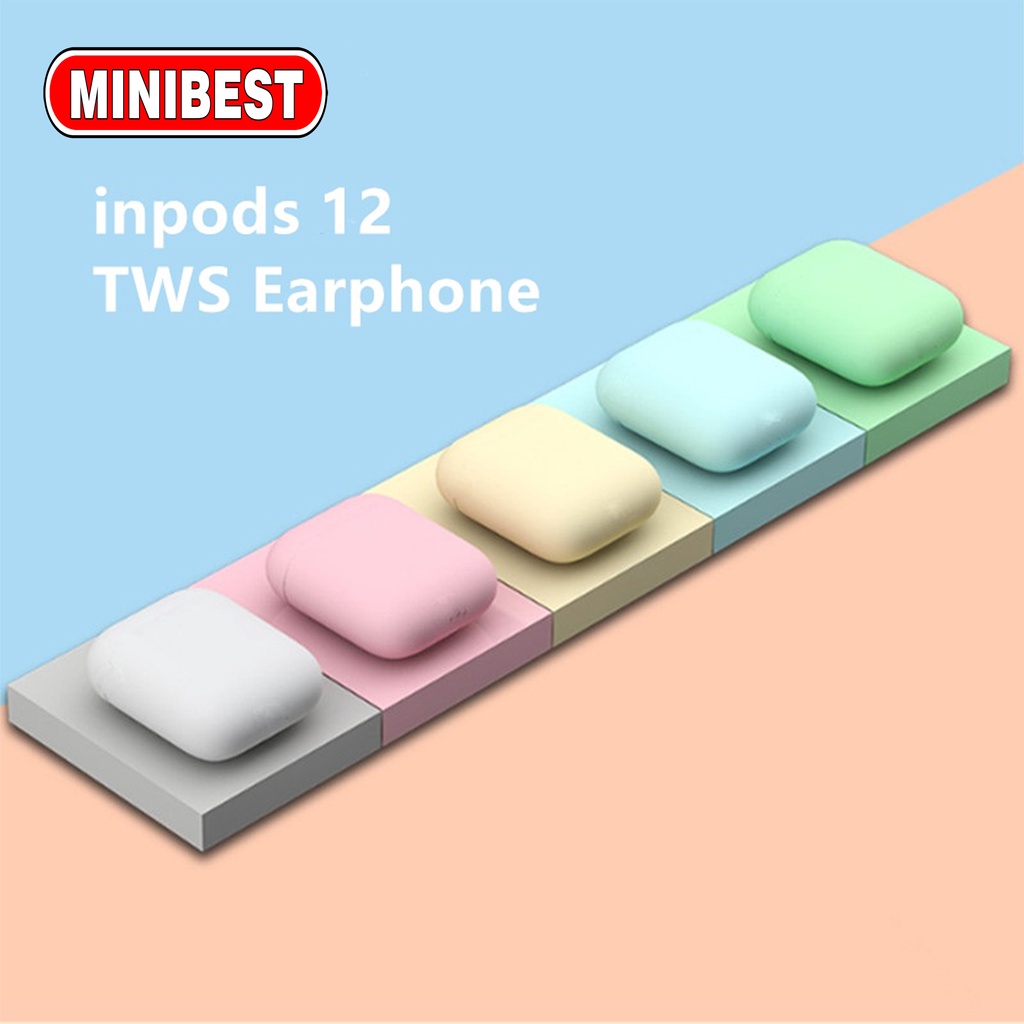 MB MINIBEST TWS Earphone Headset Bluetooth MB I7S Inpods I12 earphone Bluetooth Wireless android MB555