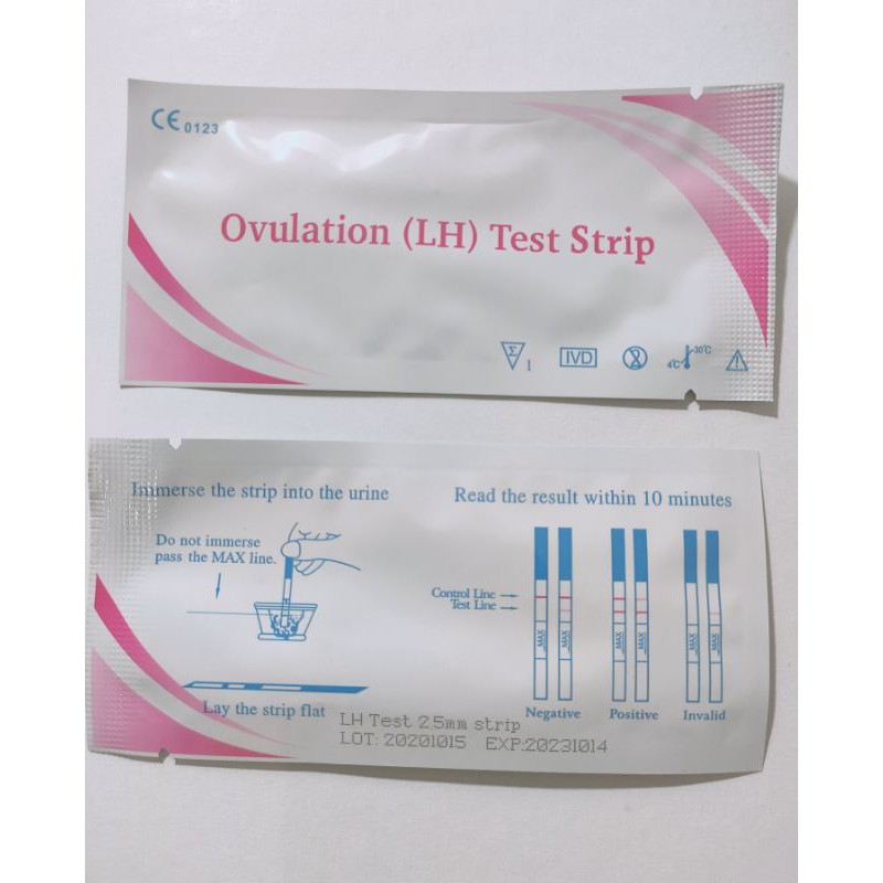 Ovulation LH Test Strip / Tes Ovulasi Masa Subur Ovutest Tespack Promil Kesuburan Tespek Program Hamil