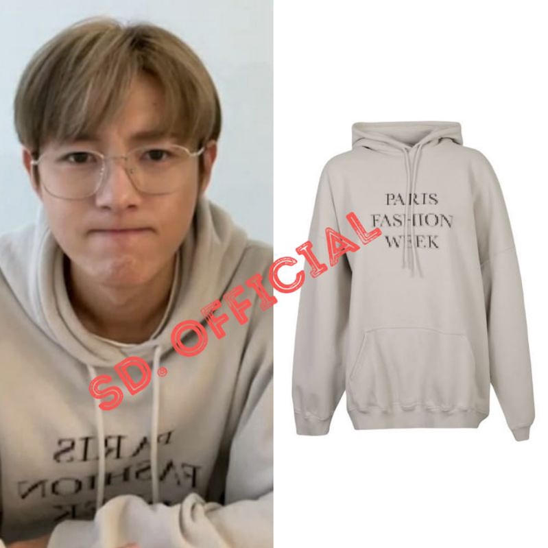 Jaket Hoodie Jumper NCT Renjun Fashion Week