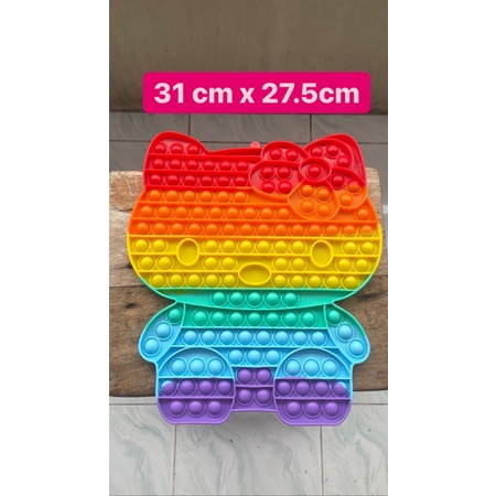 pop it rainbow jumbo-hello kitty jumbo 30