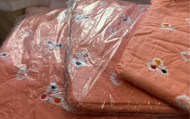 Kain Jumputan Salem/Peach/Pink