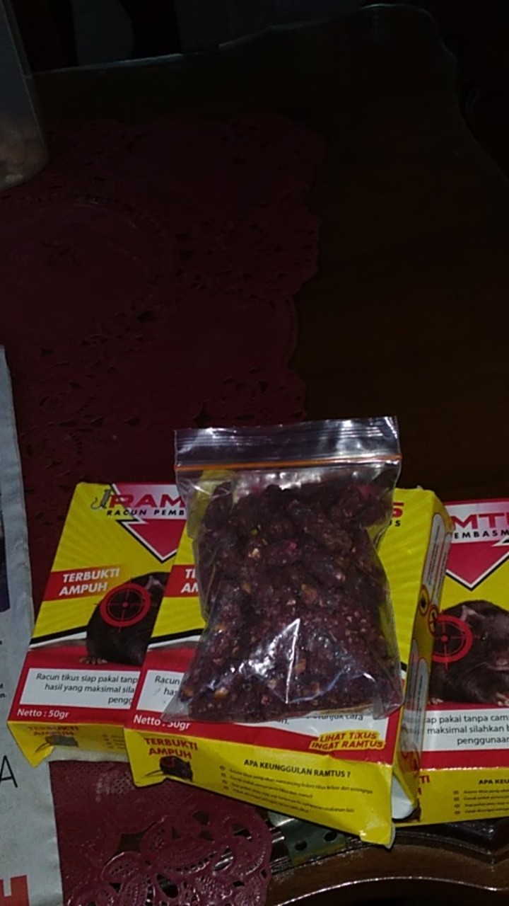 Ramtus Racun Tikus Ampuh Mati Kering Tidak Bau Pembasmi Curut Wirog Mencit Dirumah Di Mobil 3 Pack