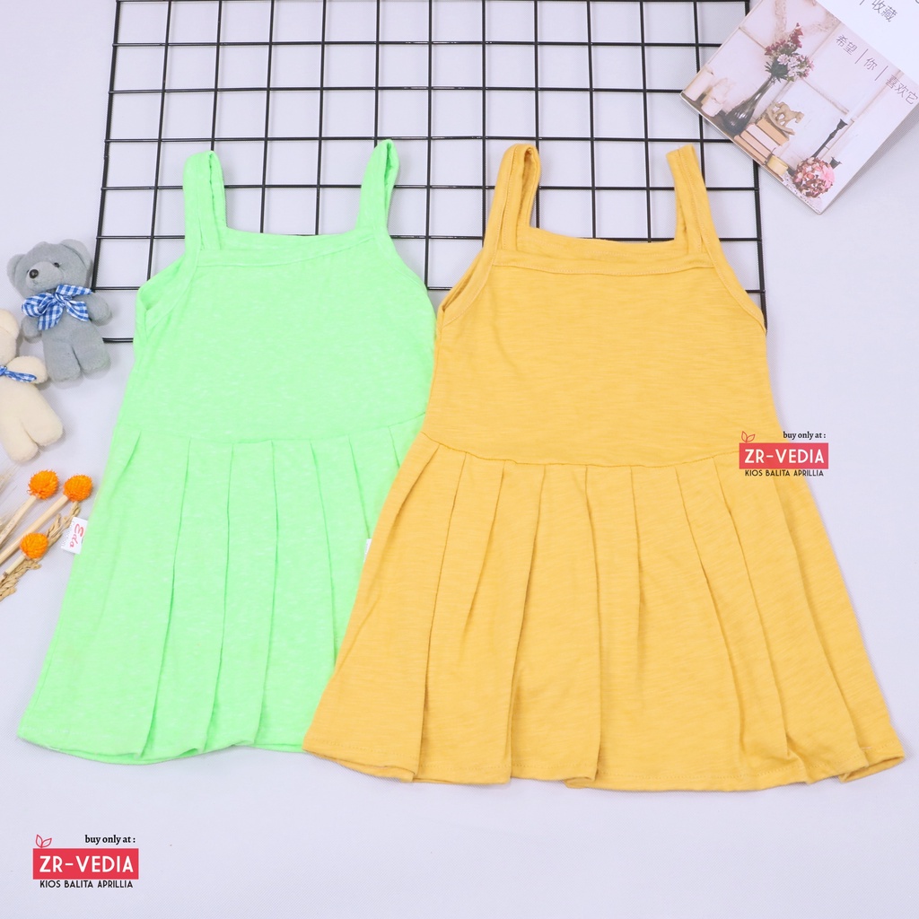 Dress Meymey uk 1-2 Tahun / Yukensi Balita Anak Perempuan Adem Dres Harian Murah Branded Motif Cewek kiosbalitaaprilia
