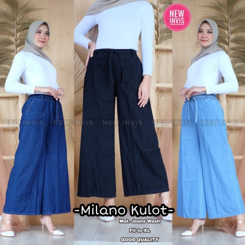 KULOT JEANS PANJANG JUMBO &amp; STANDART