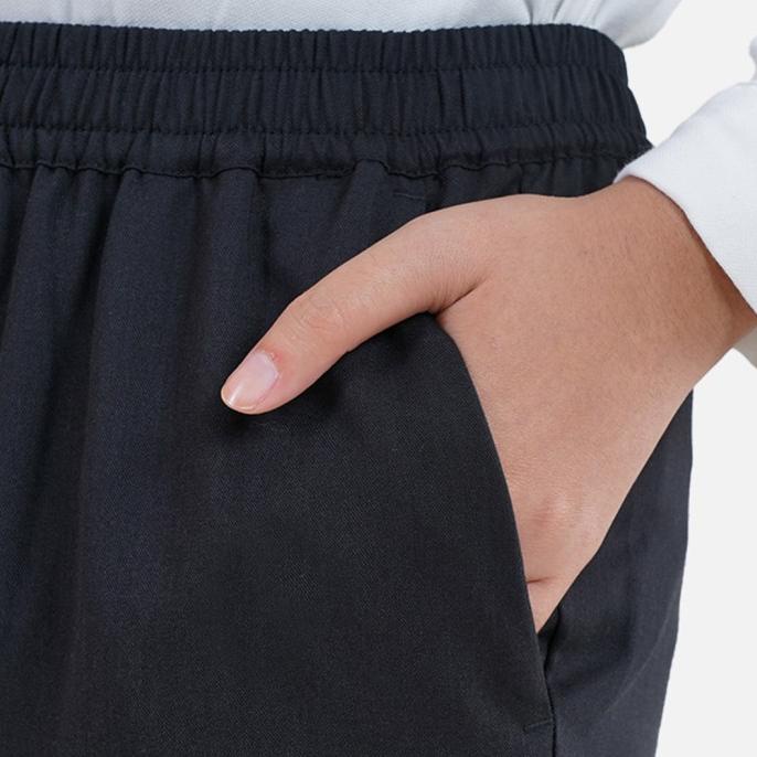 Queensland X Aeesha Celana Kulot Wanita A05928A Hitam _Termurah?Promo