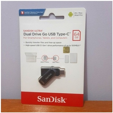 Flashdisk OTG Type C Sandisk 64 Gb Original
