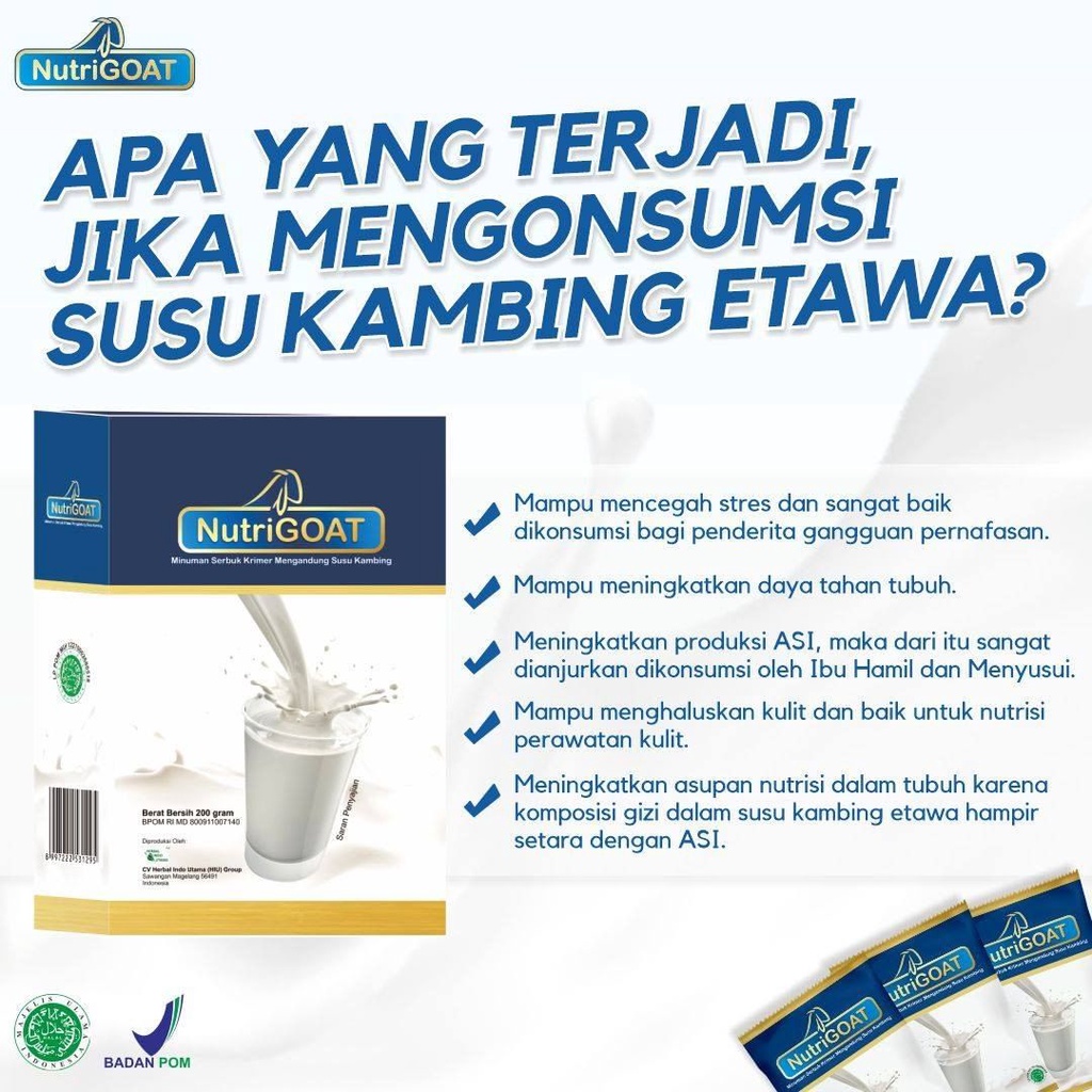 

NUTRIGOAT MINUMAN SERBUK KRIMER SUSU KAMBING