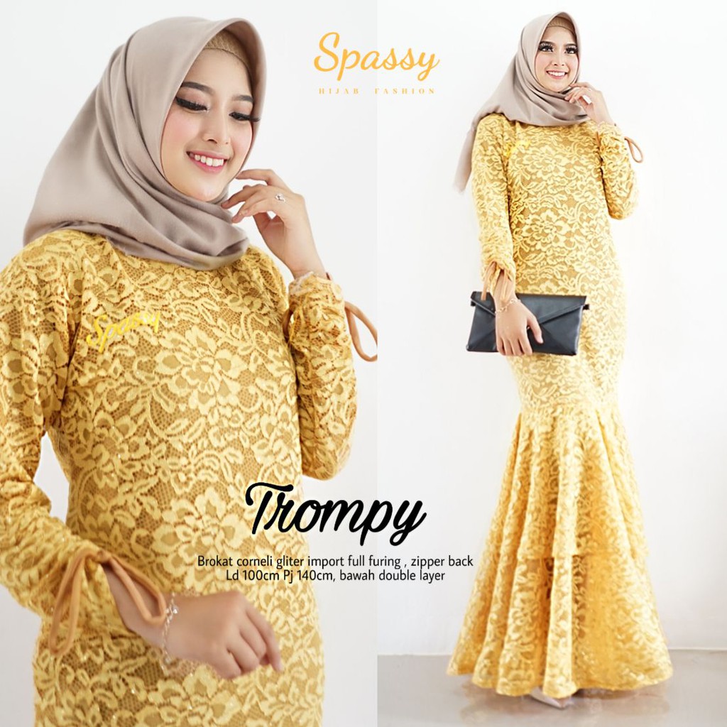 Trompy Dress By Spassy | Suplier Hijab Solo |Grosir