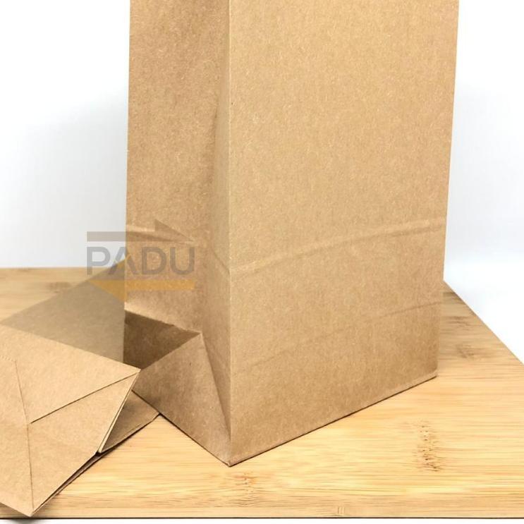 

☇ [50 Pcs] SOS Paper Bag (L) - Kantong Kertas SOS / Fried Chicken / Snack ❀