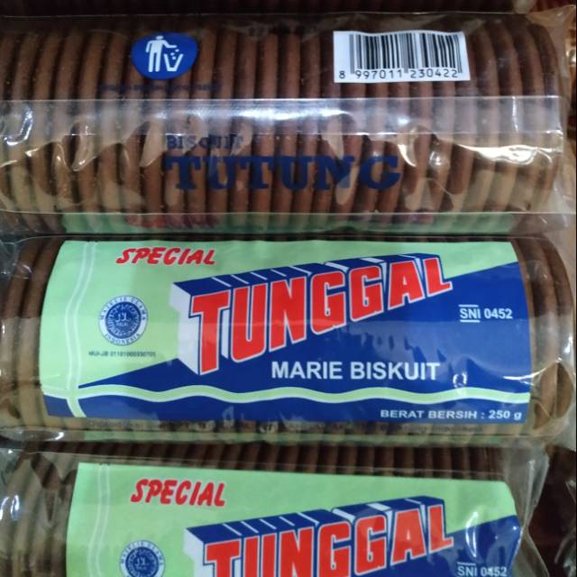 

Biskuit Mar'ie Tunggal Special Tutung 250 gram