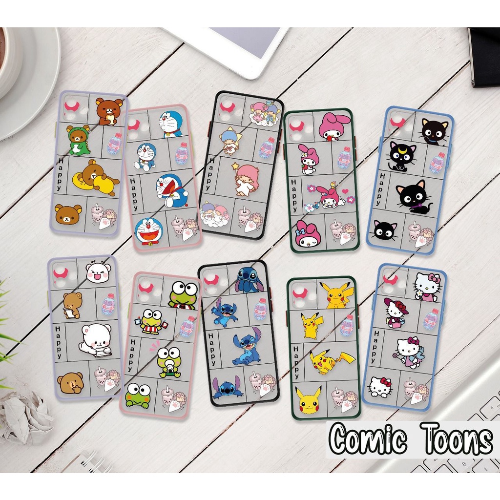 REALME C12/REALME C25 FUZE CASE COMIC TOONS Softcase Fuze Karakter