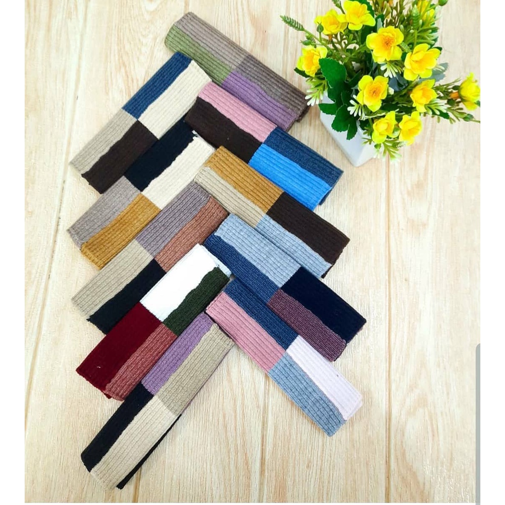 Ciput Rajut 4 Warna Daleman Kerudung Material Bahan polyester / Bandana rajut / Inner Hijab / Dalema