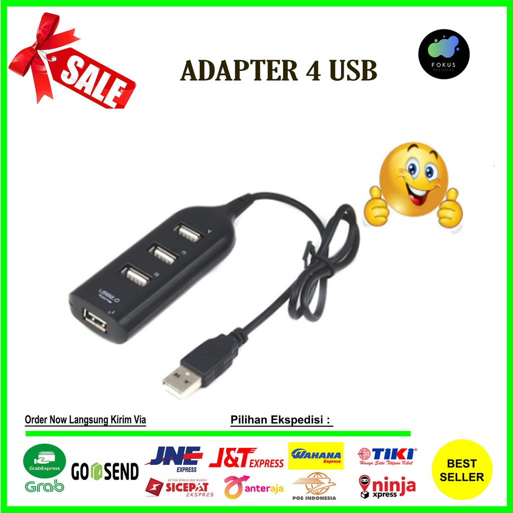 Usb Hub 4 Port / Adaptor 4 Usb ( LH-013 )