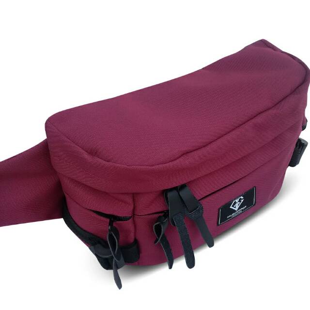 tas pria slempang trendy/tas waistbag