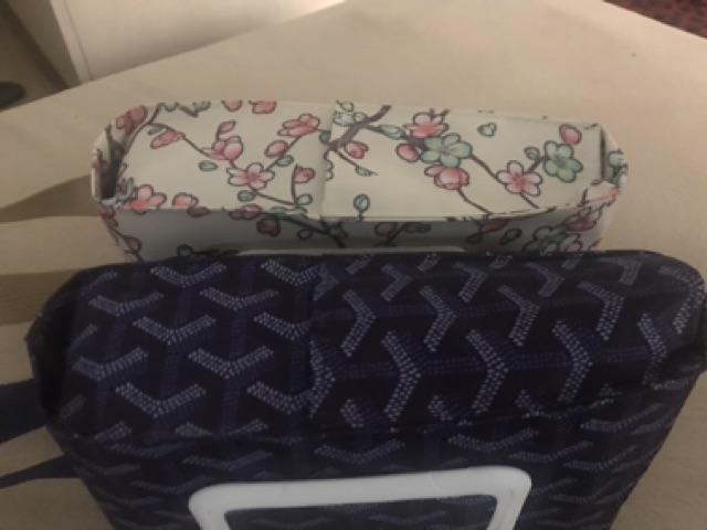 Tempat Tissue Basah Dan Kering 2in1 3in1 4in1 Boomerang Biru Donker