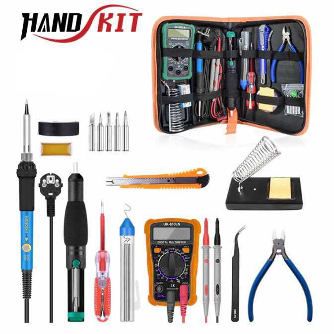 GIJ - HandsKit Soldering Iron Tool Kit 110V 60W