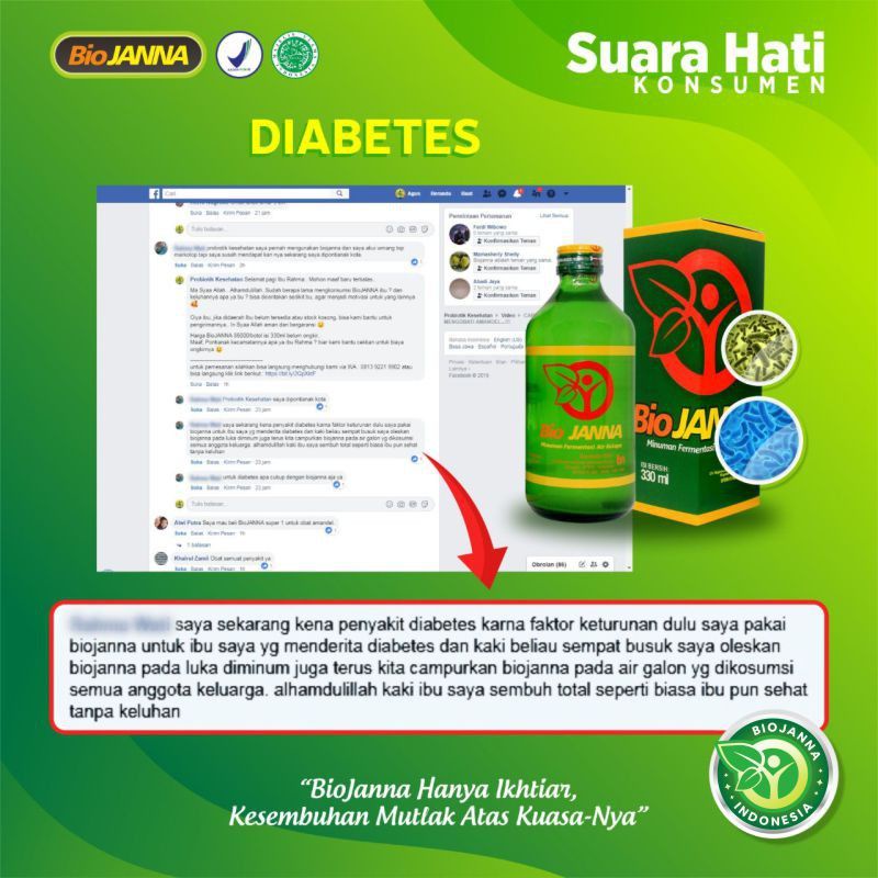 BIOJANNA 300ml Minuman Fermentasi Air Kelapa Asam Laktat ASLI 300 ml