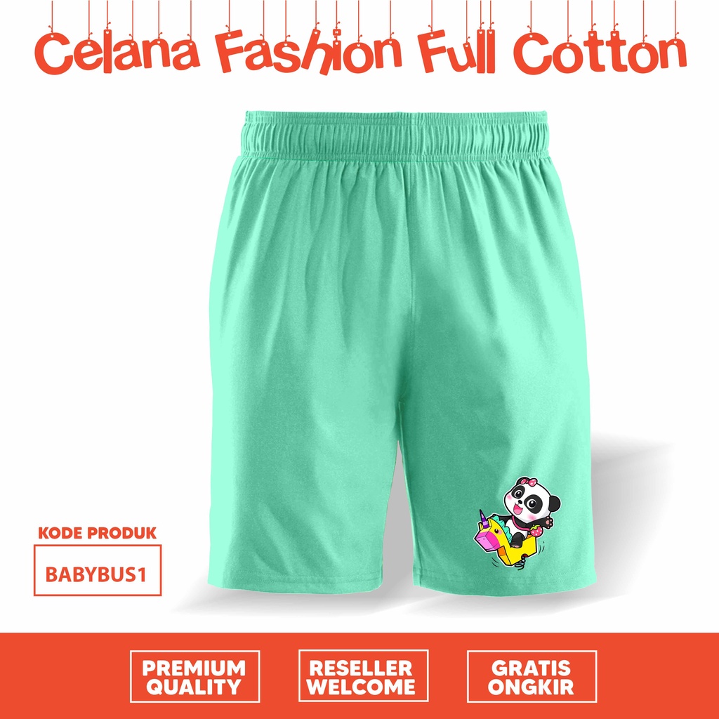 [CELANA ANAK] Celana pendek anak babybus versi 1 kidswear full color