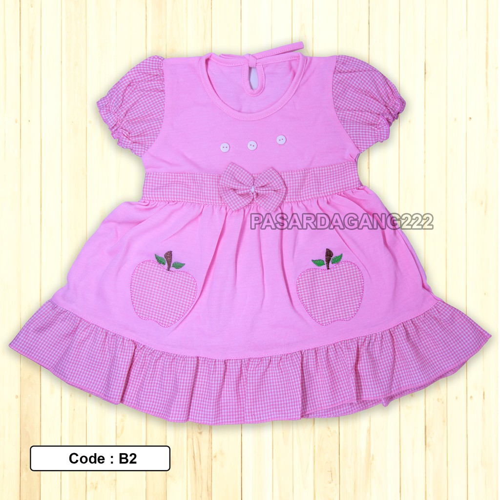 BAJU ANAK DRESS APPLE B2