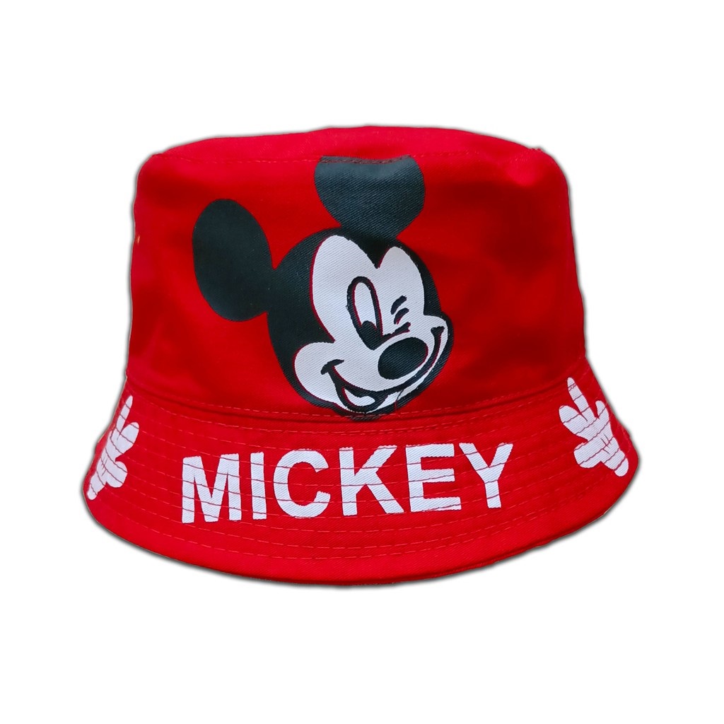 TOPI ANAK PEREMPUAN LAKI LAKI BASEBALL BUCKET HAT ANAK COWOK CEWEK KOREA LUCU 2 3 4 5 6 7 8 9 10 TAHUN FASHION 1 OOTD BUKET ANAK KECIL USIA BALITA AKSESORIS HARIAN SANTAI KADO ANAK COWO CEWE MURAH-Mickey Merah