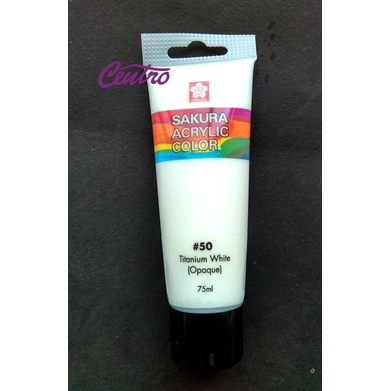 

Dijual SAKURA ACRYLIC COLOR TITANIUM WHITE 75 ML Murah