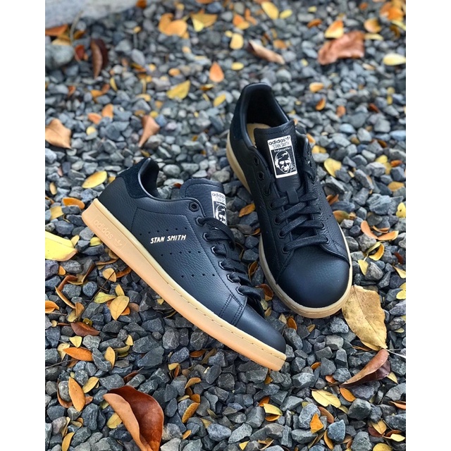 Adidas Stan Smith Black Gum (ORIGINAL 100% LOCAL PAIR)