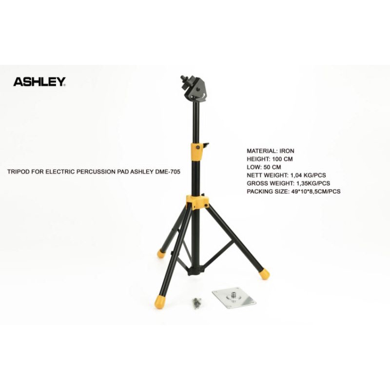 TRIPOD FOR ELECTRIC PERCUSSION PAD ASHLEY DME 705