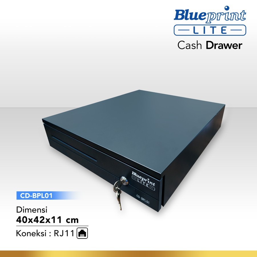 Blueprint CD-BPL01 Cash Drawer Laci Kasir Besar Laci Penyimpanan Uang