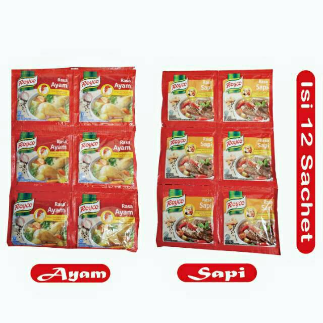 

Royco (penyedap rasa) - 12 sachet - 9 gram