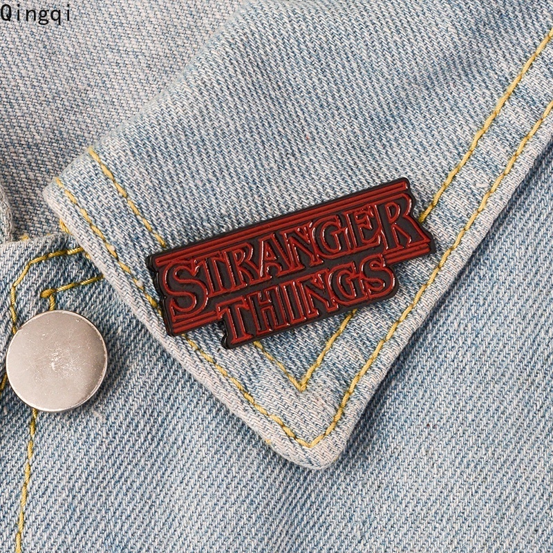 Pin Bros Enamel Desain Stranger Things Untuk Aksesoris Kerah