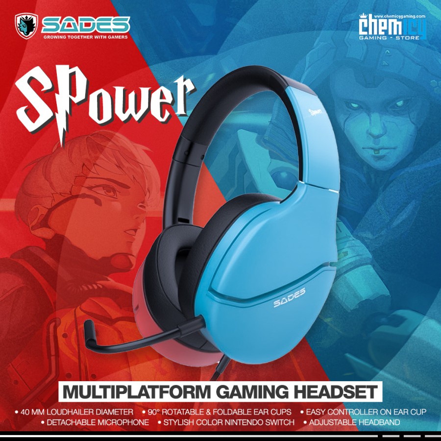 Sades SPower / S-Power Multiplatform Gaming Headset