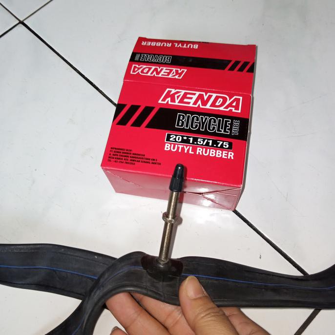 Ban Dalam 20 X 1.50 / 1.75 Av 60 Mm Presta Kenda Sepeda 175 2125 Franc