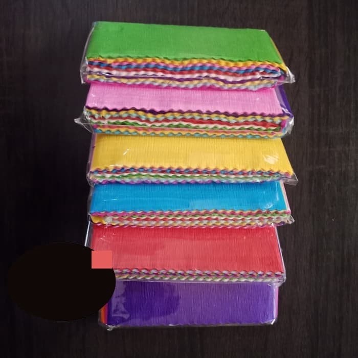

Kertas Krep Potong Warna Warni (12 pcs)