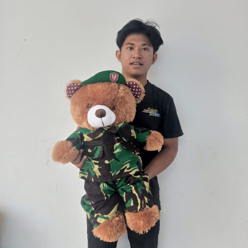 BONEKA PROFESI | BONEKA TNI | BONEKA DOKTER | POLISI | PELAYARAN | GURU | TEDDY BEAR ukuran 60cm