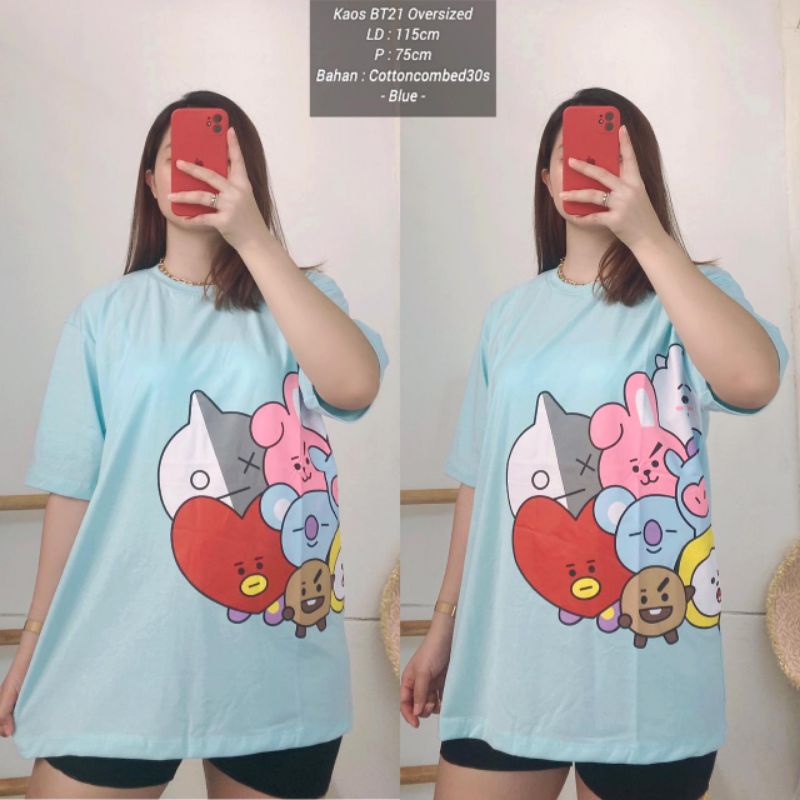 Kaos BT21 Oversized