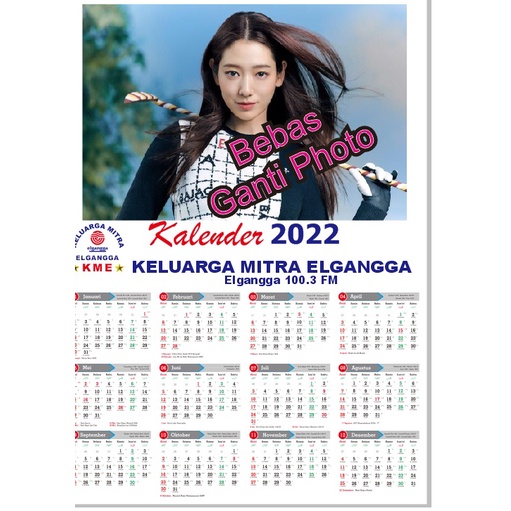 

Kalender 2022 ukuran 32x48cm