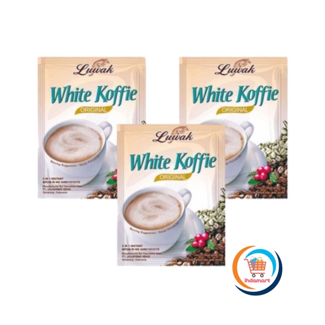 Luwak White Koffie 20 gr isi 10 pcs