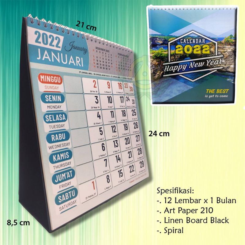 

KALENDER MEJA EKSECUTIVE 2022 PEMANDANGAN