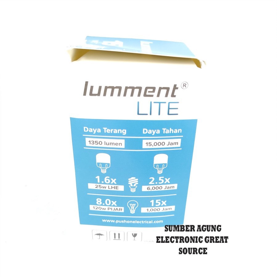 Lumment Lite 15W Lampu LED Tabung Murah Terang 1350 Lumen Fiting E27